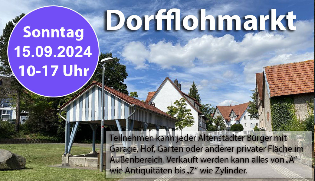 Dorfflohmarkt Altenstädt 2024