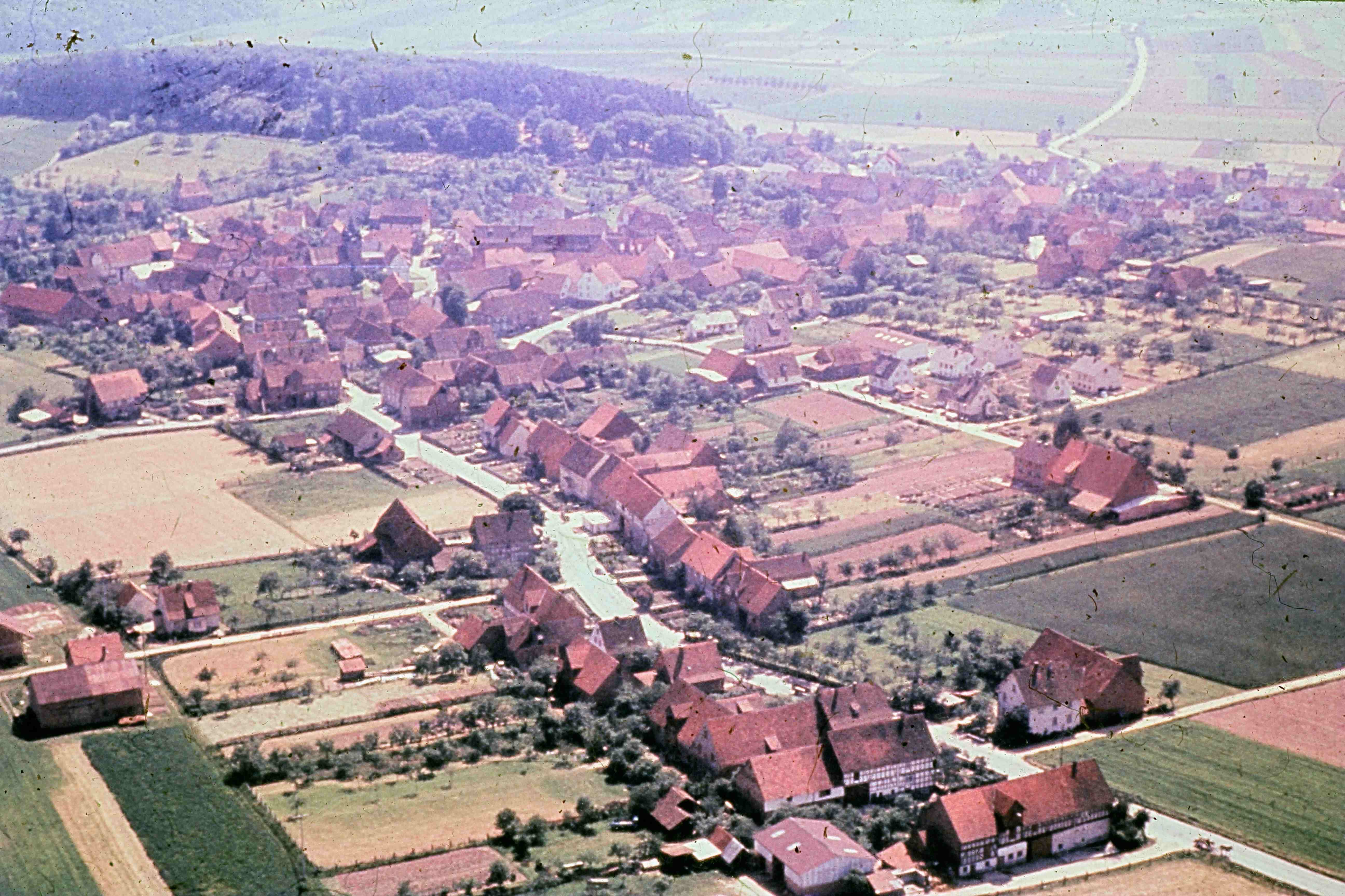 Altenstaedt von oben 60er WolfhagerStrasse WEB