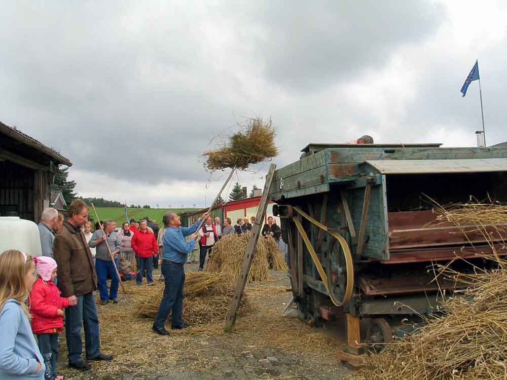 wo Dreschmaschine ok