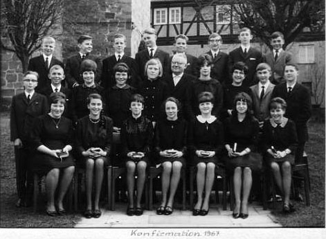 Christas Konfirmation 1967 u 68